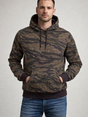 Camouflage kangaroo hoodie